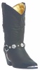 Dingo DI522 for $104.99 Ladies Olivia Collection Slouch Boot with Black Pigskin w/ Ankle Chain Foot and a Fashion Toe